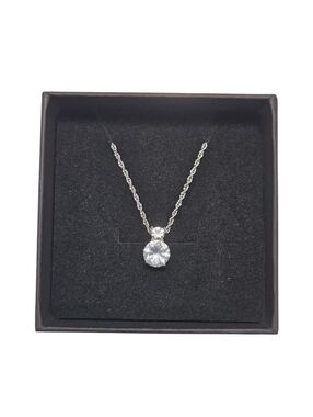 Swarovski Clear Crystal Solitaire Necklace